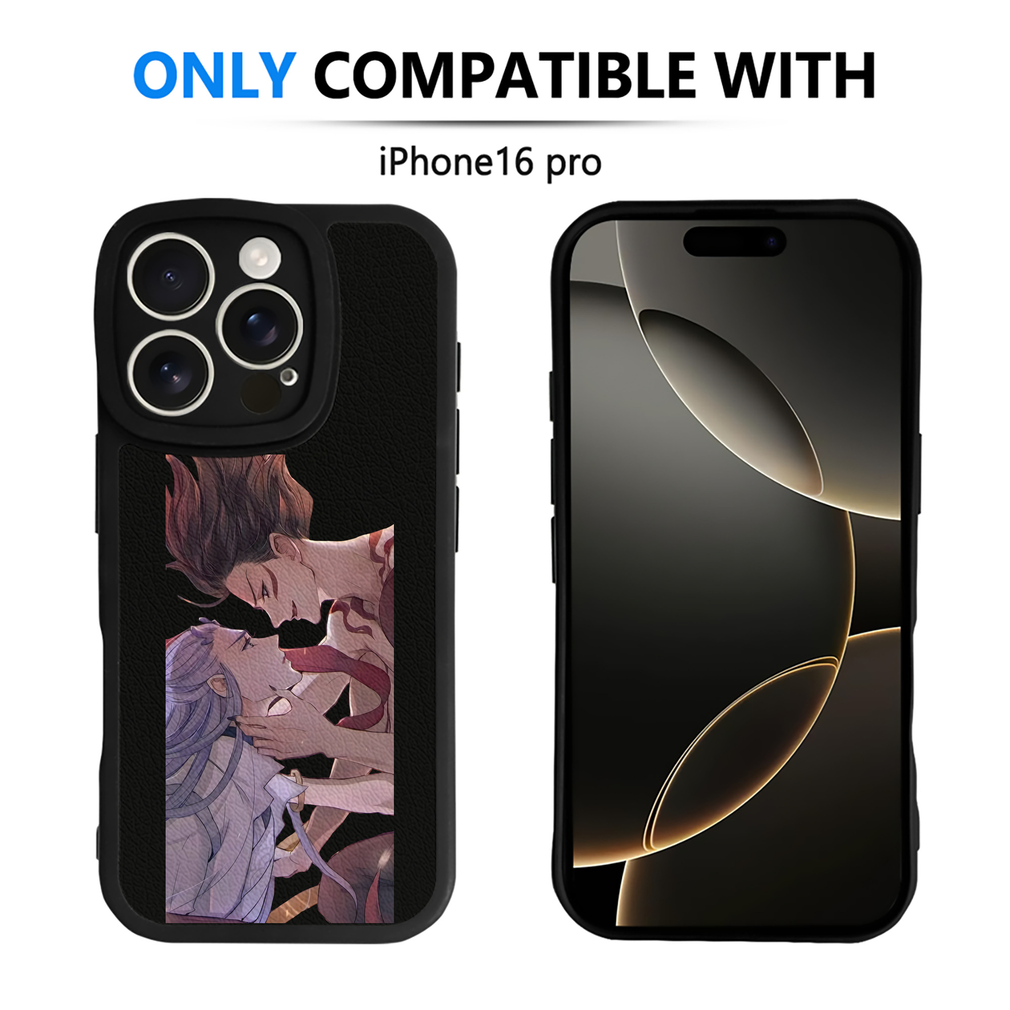 （画像用） Ne Zha 2 ナタ 魔童の大暴れ 【iPhone 16シリーズ対応】シリコンスマホケース（レザー調） 材質：シリコン